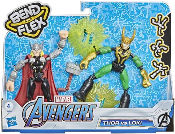 Avengers - Bend And Flex Thor Vs Loki (Licensed)