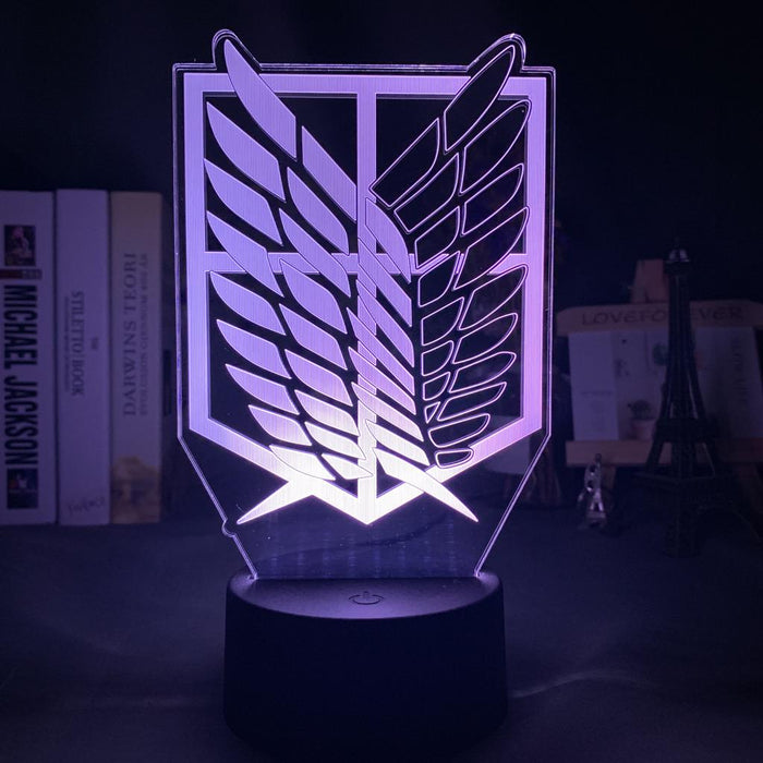 Attack On Titan - Wings Of Freedom Acrylic Lamp