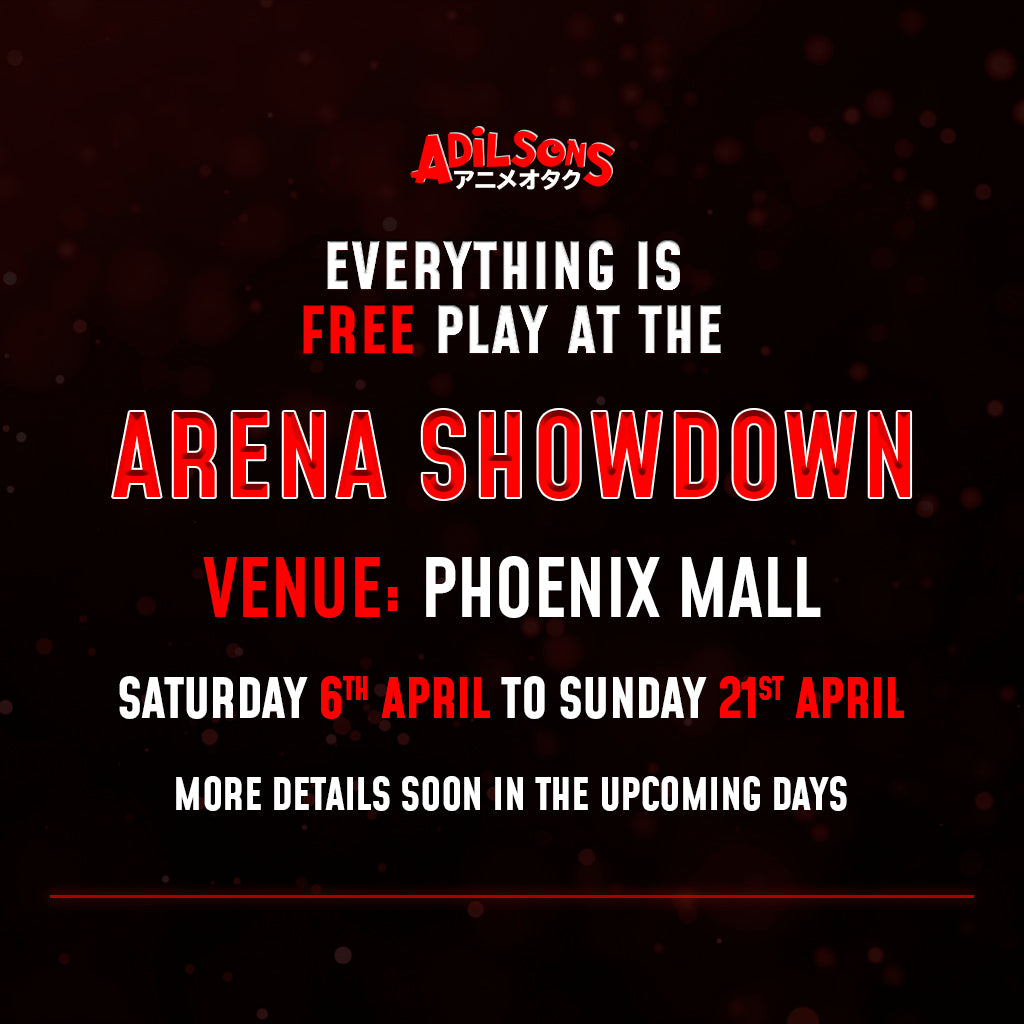 Everything will be free play at the Arena Showdown upcoming in the following weeks. More details soon