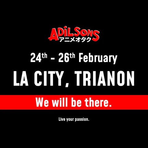 We will be at La City, Trianon!