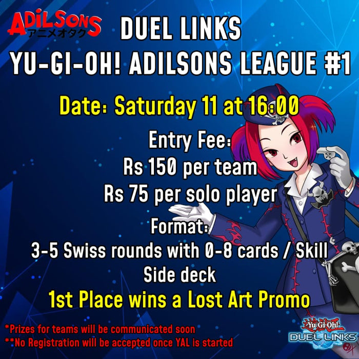 Duel Links Yu-Gi-Oh! Adilsons League #1