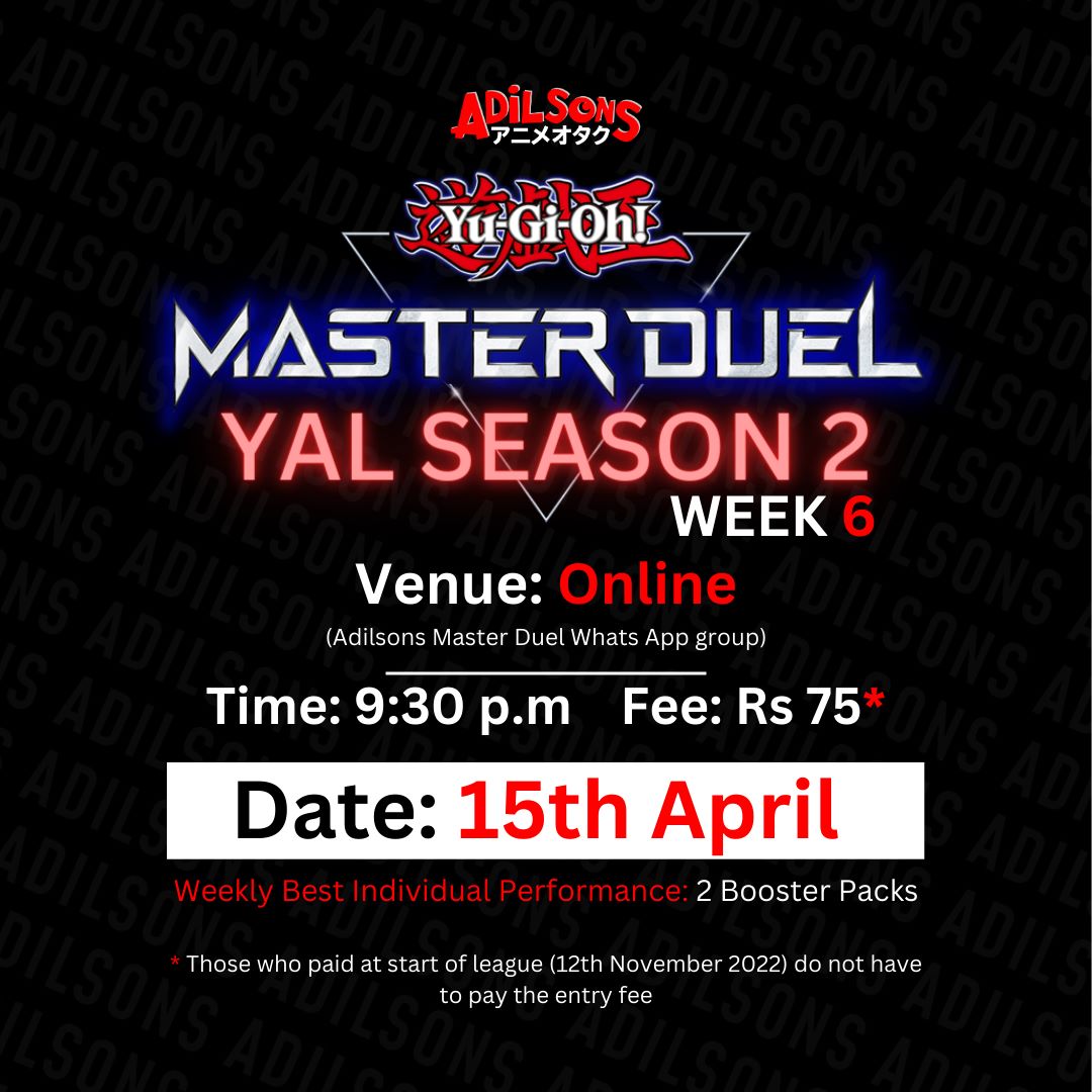 Ready your most powerful deck for the MDYAL of 15th of April 2023!
