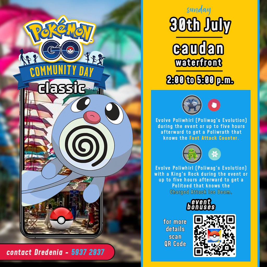 Polywag Community Day: Experience “Fist Of Flowing Water Crushing Rock