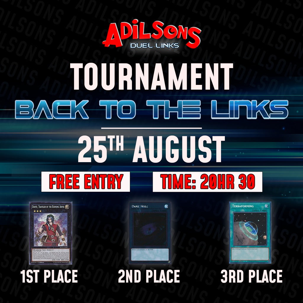Get back on track after a long time of no Duel Links tournaments!