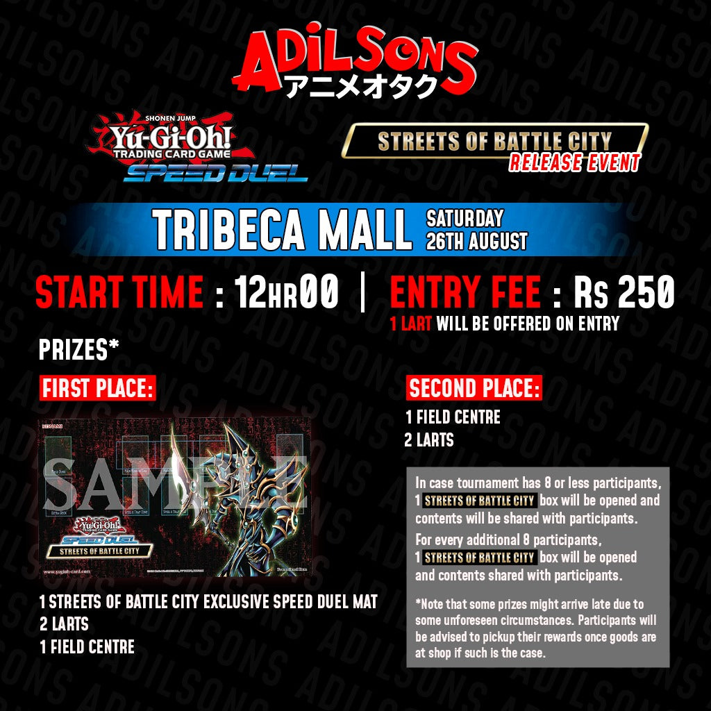 Adilsons Speed Duel Championship: Tribeca Mall 26th August 2nd Edition