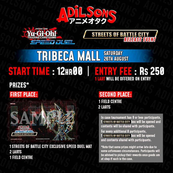 Adilsons Speed Duel Championship: Tribeca Mall 26th August 2nd Edition