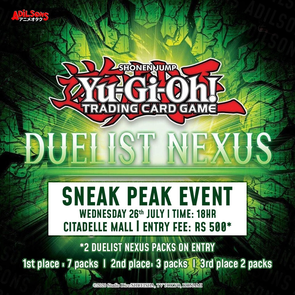 ADILSONS DUELIST NEXUS SNEAK PEAK EVENT