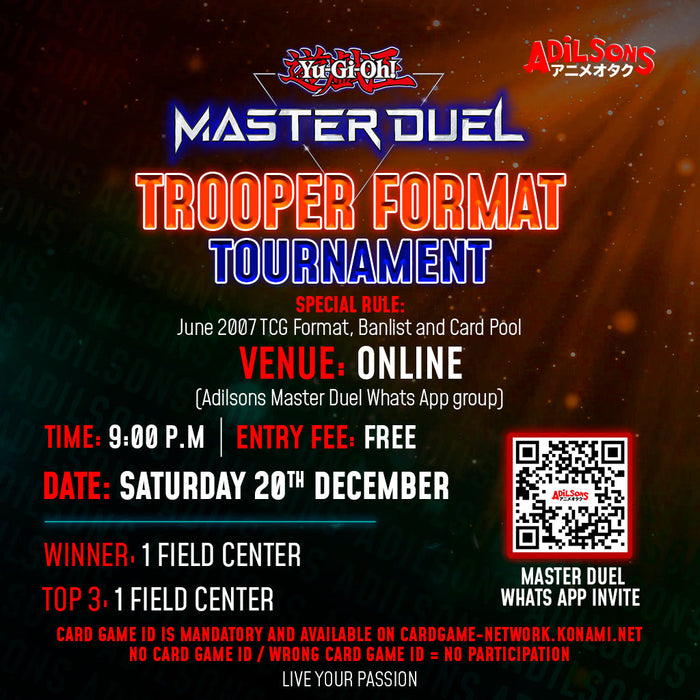 Trooper Format Master Duel
