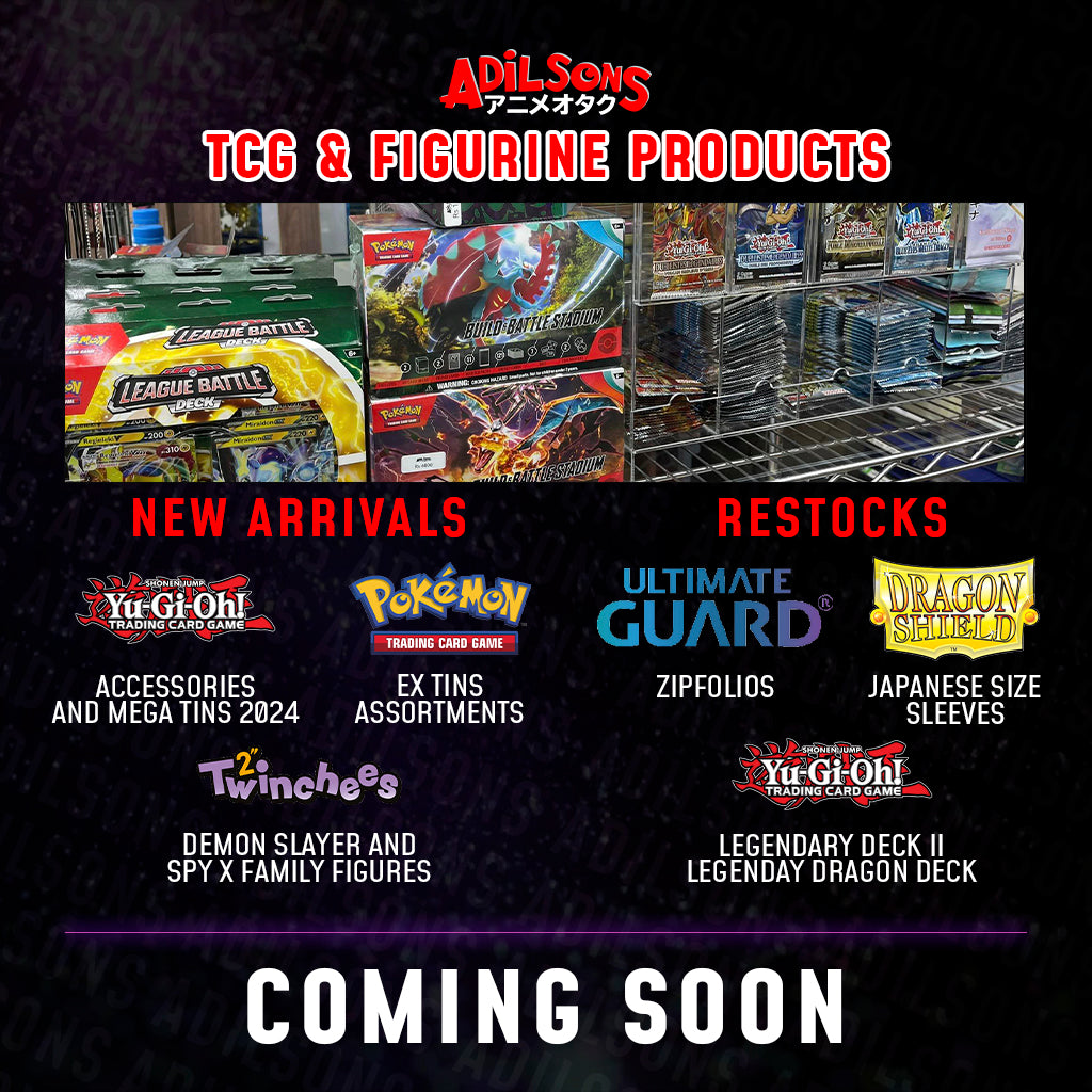 New Arrivals and Restocks of TCG And Figures September 2024