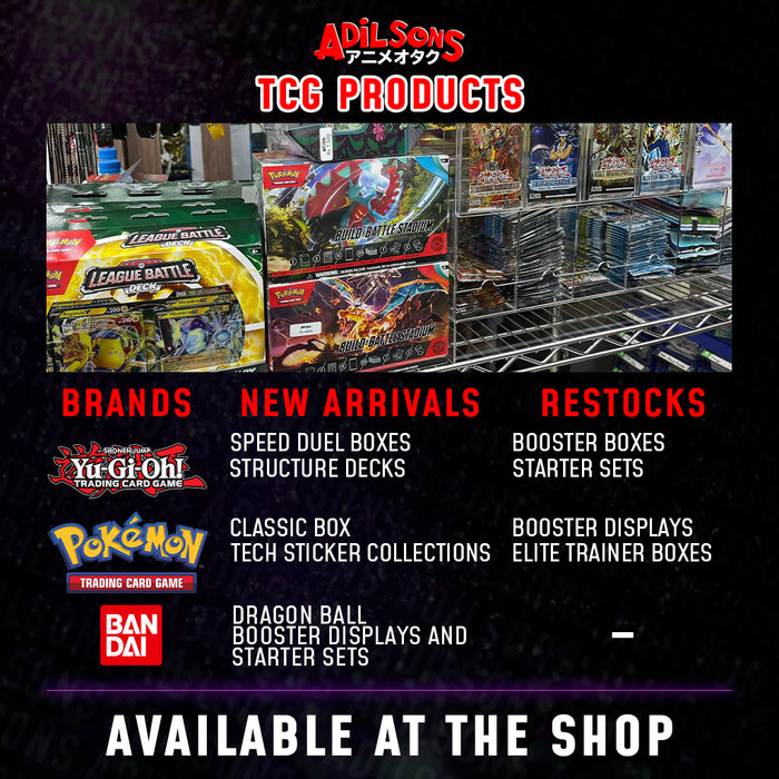 Adilsons TCG Products New Arrival and Restocks