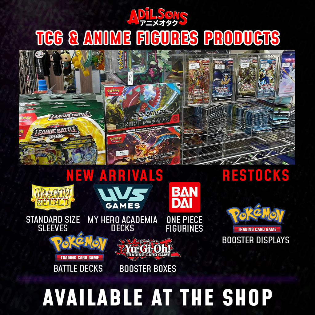 New Arrivals and Restocks TCG & Anime Figurines May 2024