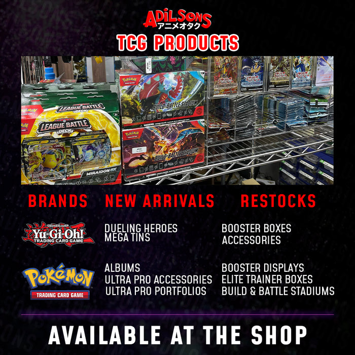 Adilsons TCG Products New Arrivals and Restocks
