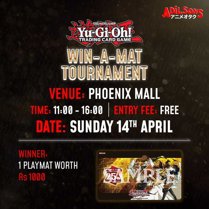 Win-A-Mat Yu-Gi-Oh! Tournament April