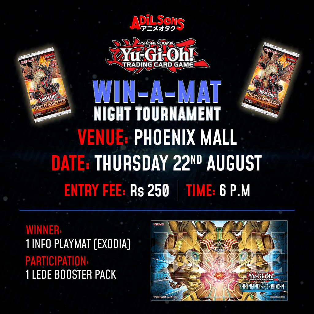 Win-A-Mat Night Tournament August 2024
