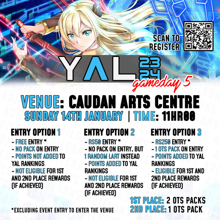 Back at YAL, but now at Caudan Arts Centre