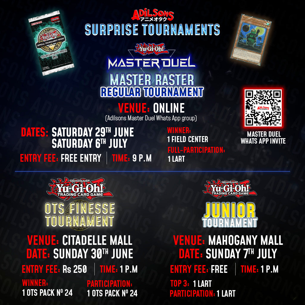 Surprise Yu-Gi-Oh! Tournaments June and July 2024