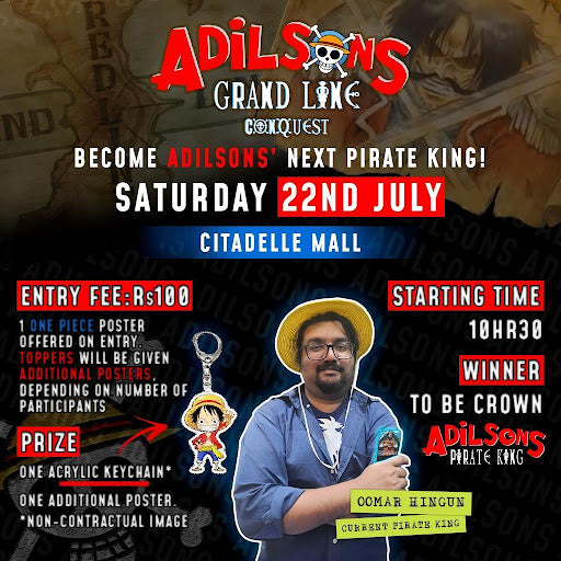 Adilsons’ Grand Line Conquest Embark on the quest to Grand Line: Adilsons' One Piece Tournament Awaits You!