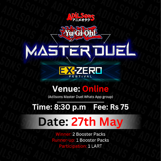 No Extra Deck? No Problem! EX-ZERO Festival on 27th of May 2023!