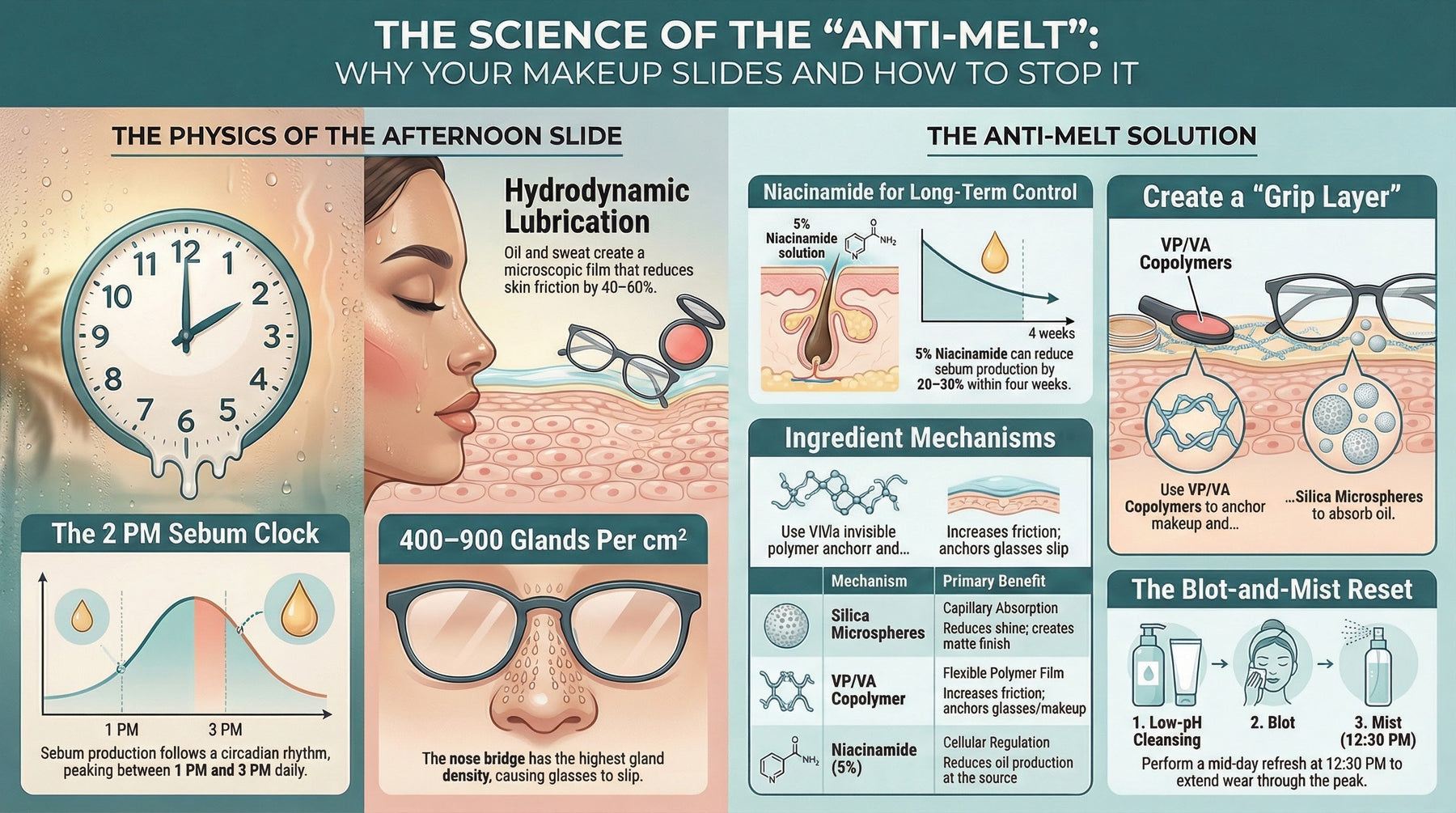 The Anti-Melt Guide: Why Your Makeup Slides Off in Mauritius (And the Science That Stops It)