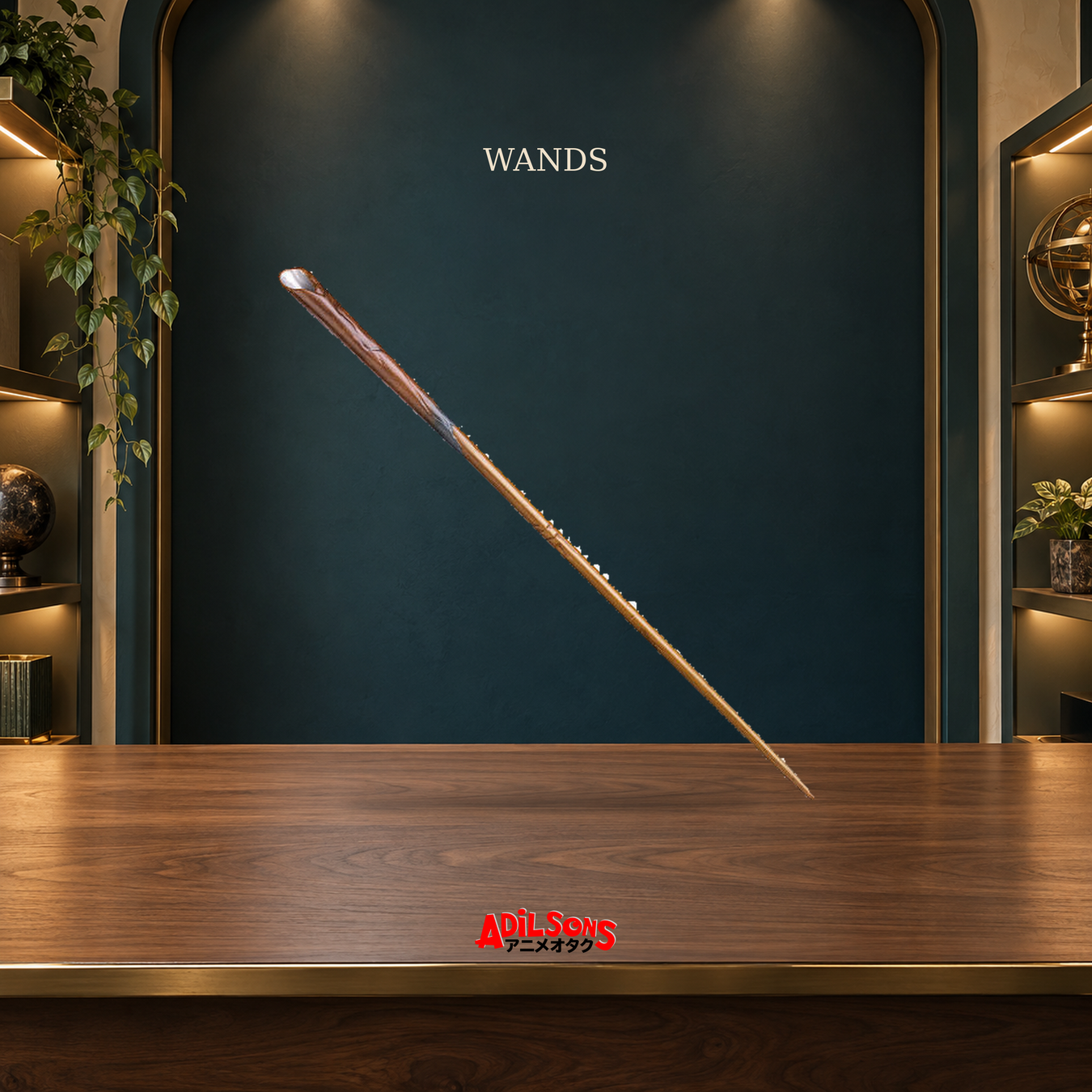 Wands: Harry Potter - Newt Scamander Wand displayed without people.