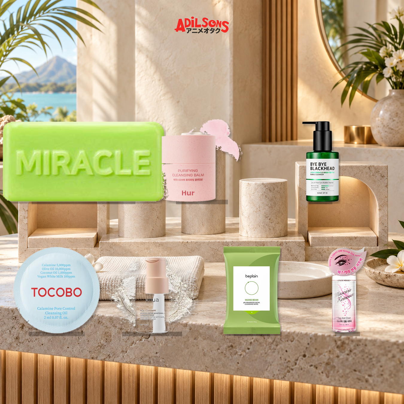 Adilsons Beauty — Cleanser Routine Picks collection display featuring all live product types
