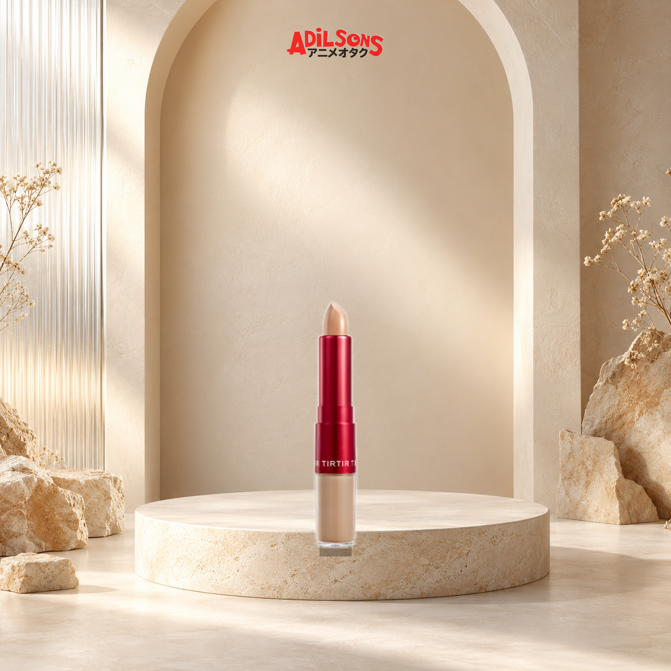 Adilsons Beauty Concealer collection display featuring its live product types