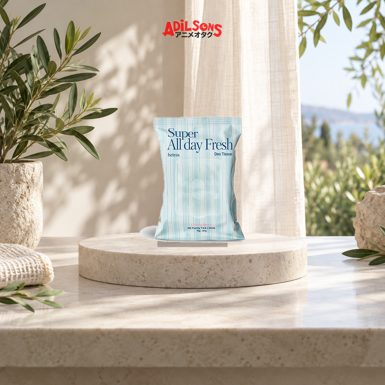 Adilsons Beauty deodorant collection featuring an exact Routine Picks product in a faceless fresh-care setting