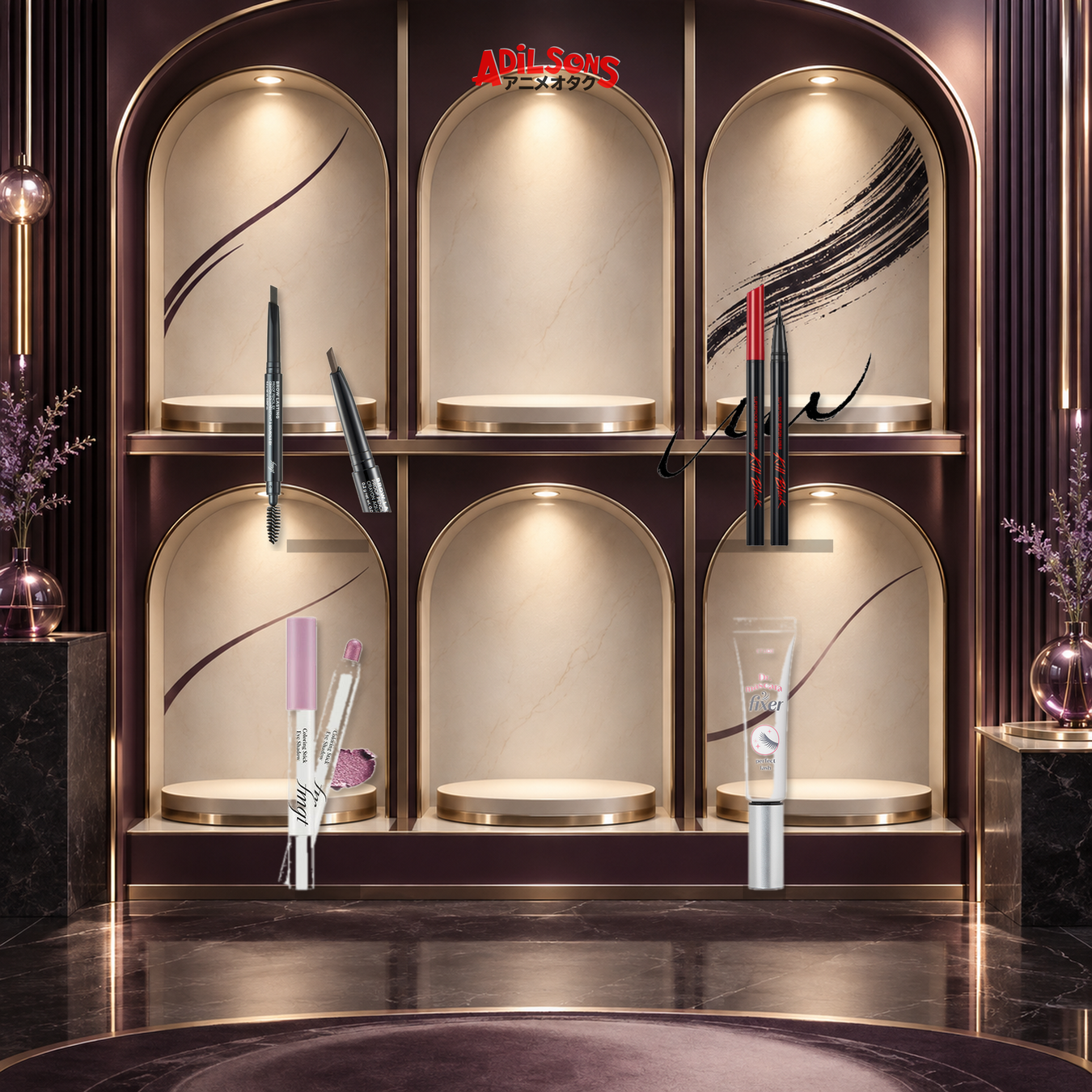 Adilsons Beauty — Eye Makeup Routine Picks collection display featuring all live product types