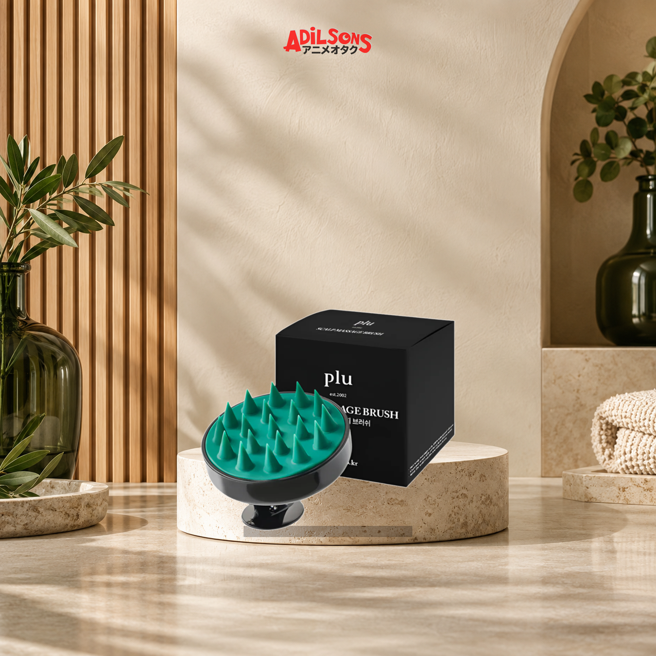 Adilsons Beauty Hair & Scalp Tools collection display featuring its live product types