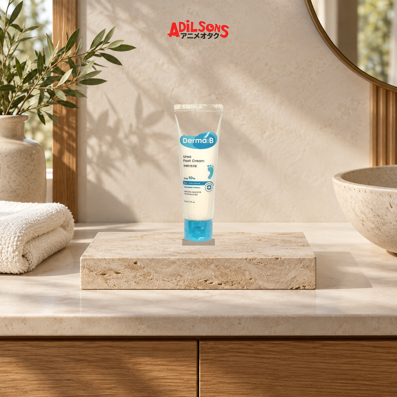 Adilsons Beauty hand and foot care collection featuring an exact bestseller in a faceless premium care setting