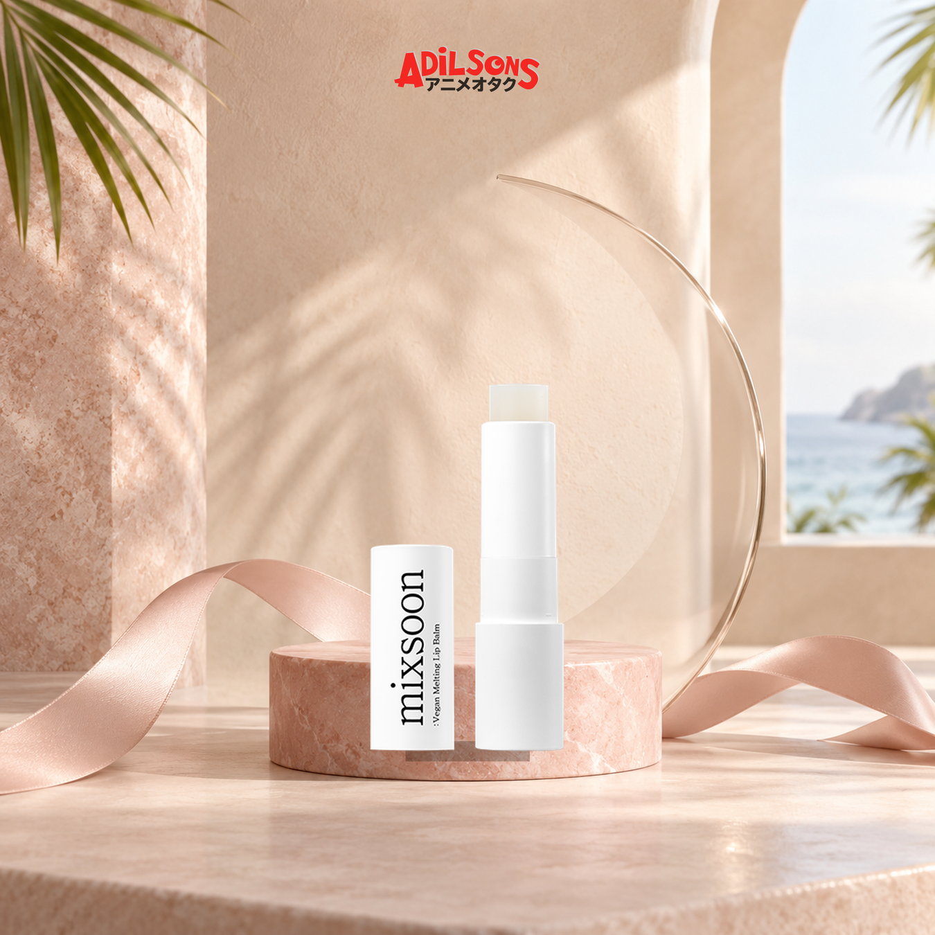 Adilsons Beauty lip care collection featuring an exact collection product in a faceless premium setting