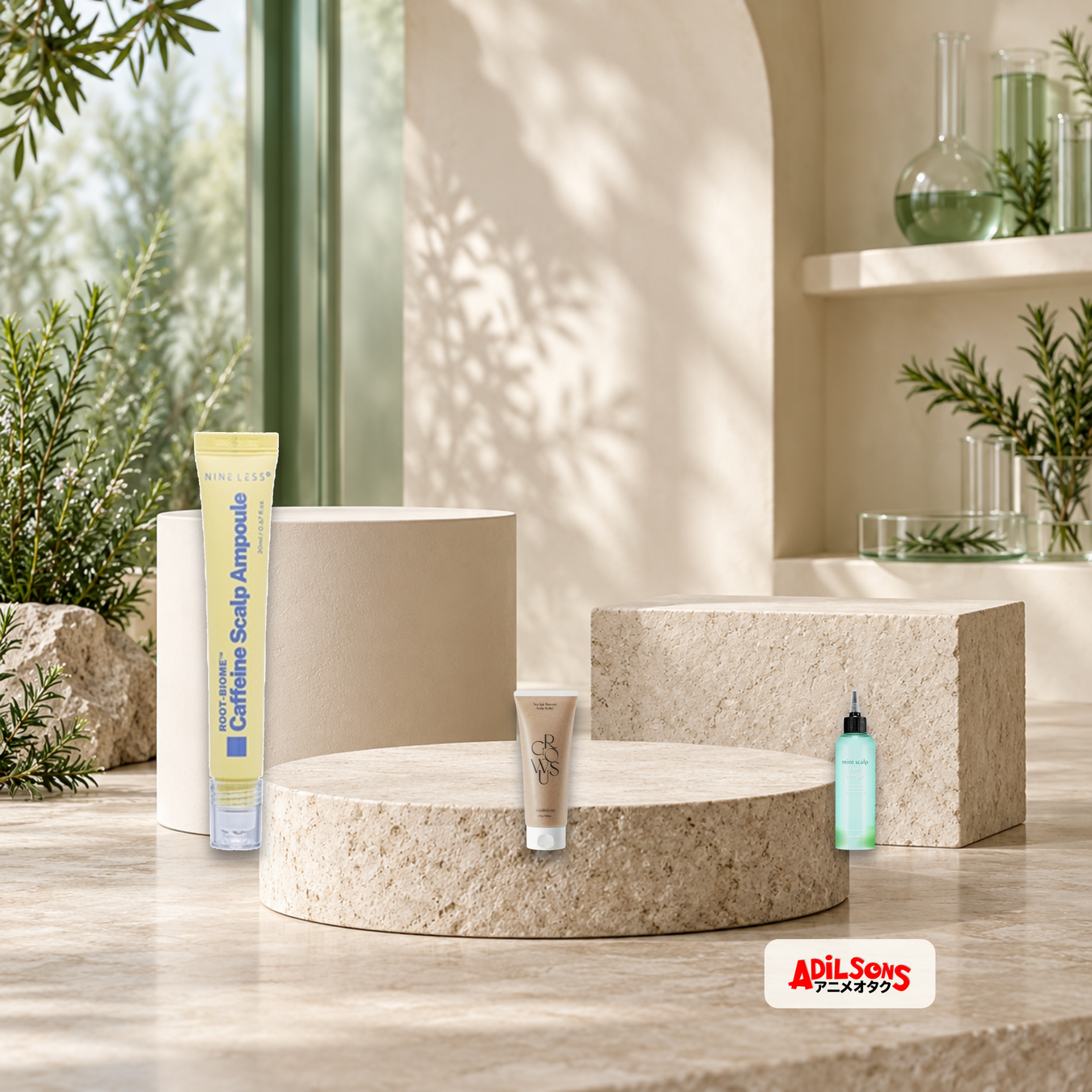 Adilsons Beauty Scalp Care Discovery Picks collection featuring Scalp Serum, Scalp Exfoliator, Scalp Treatment.
