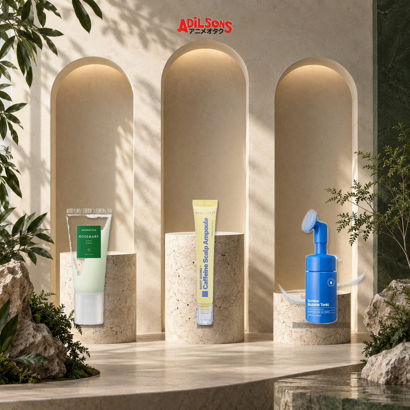 Adilsons Beauty — Scalp Care Routine Picks collection display featuring all live product types