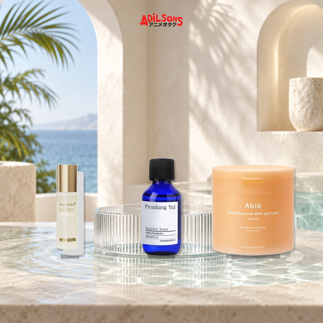 Adilsons Beauty — Toner Routine Picks collection display featuring all live product types