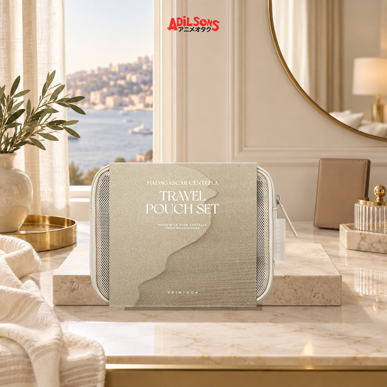 Adilsons Beauty Trial & Travel Kits collection display featuring its live product types