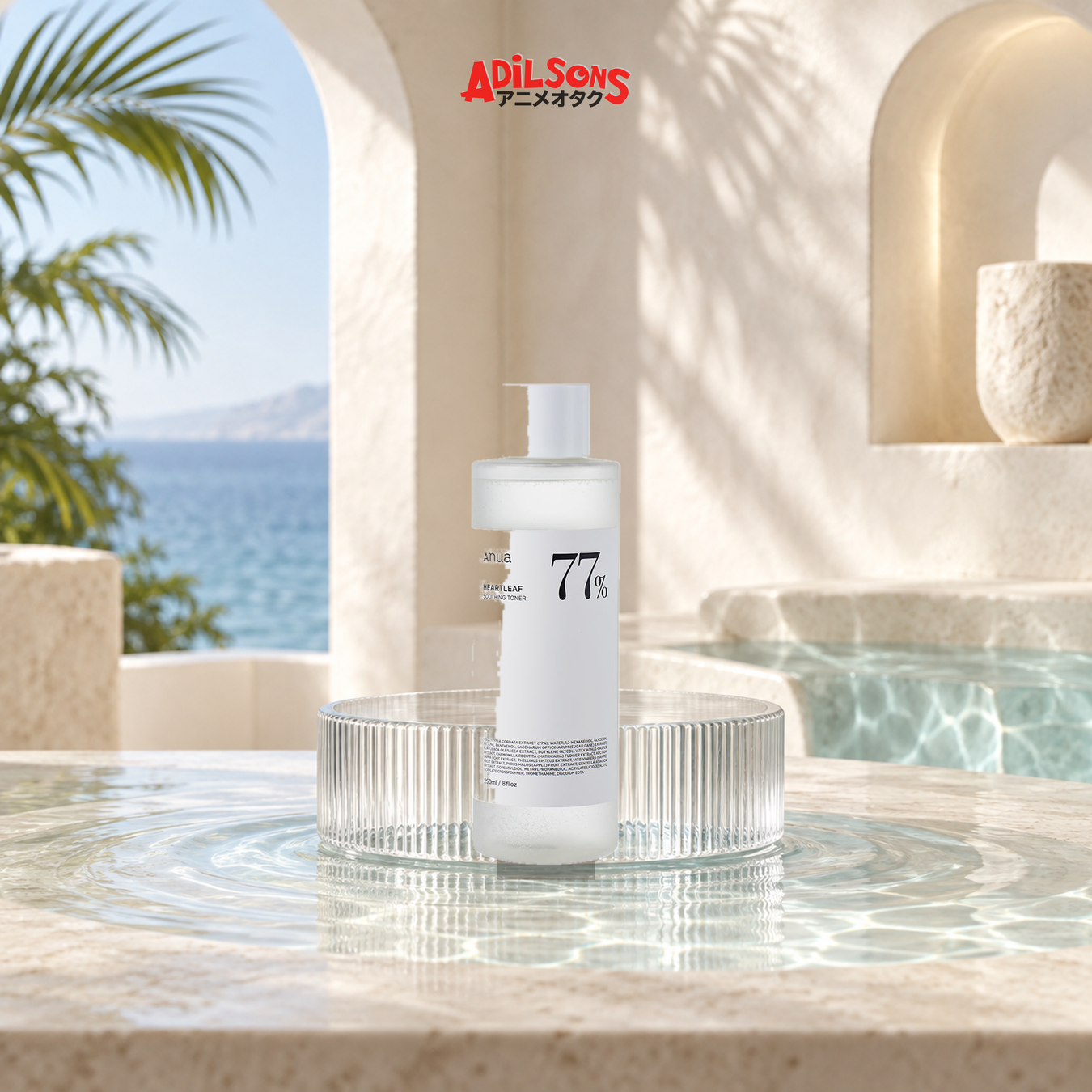 Adilsons toner collection featuring an exact bestseller in a faceless premium hydration setting