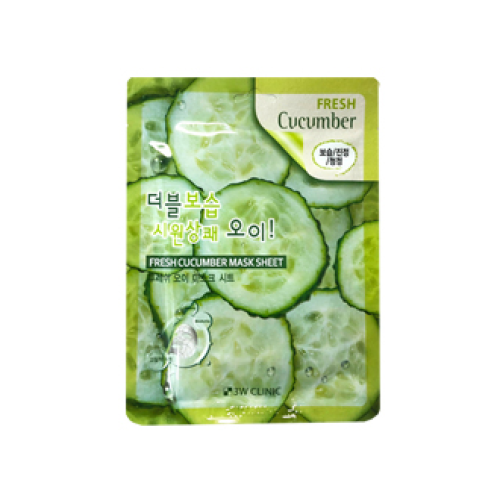 3W CLINIC FRESH CUCUMBER MASK SHEET