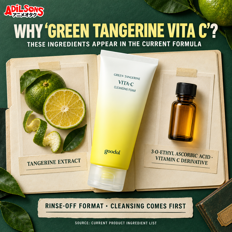 goodal Green Tangerine Vita C Cleansing Foam 150ml — creative 05 of 20