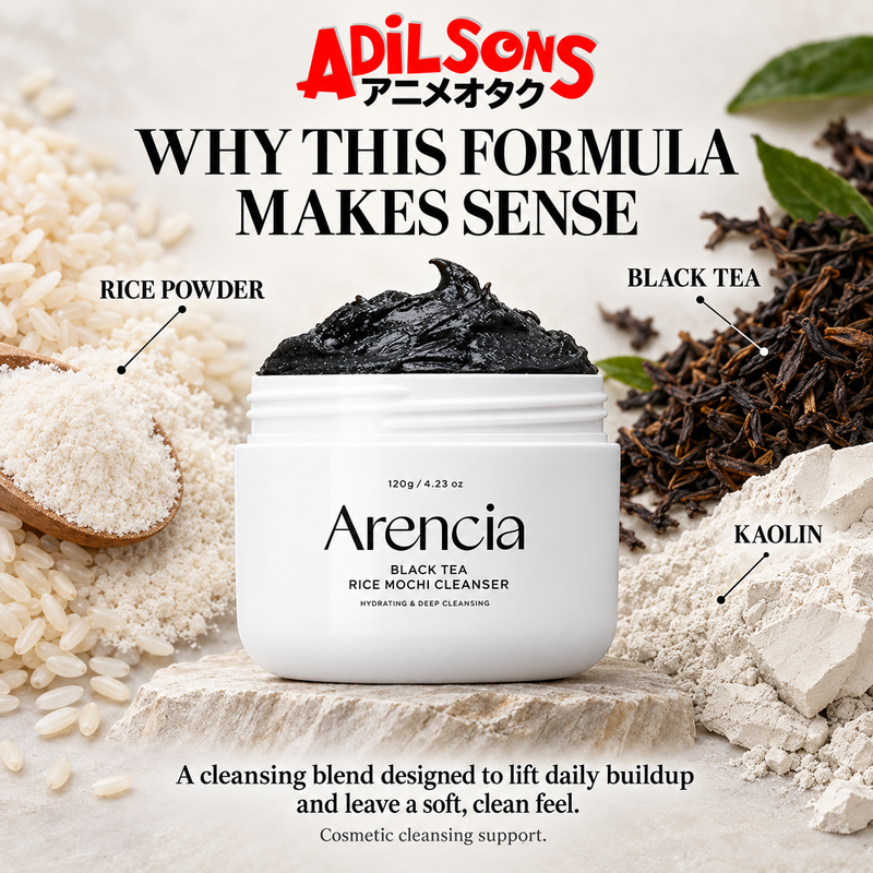 ARENCIA BLACK TEA RICE MOCHI CLEANSER 120G — creative 5 of 20