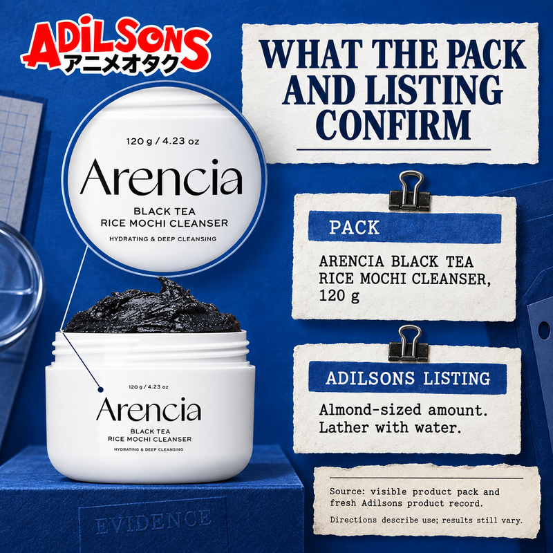 ARENCIA BLACK TEA RICE MOCHI CLEANSER 120G — creative 11 of 20