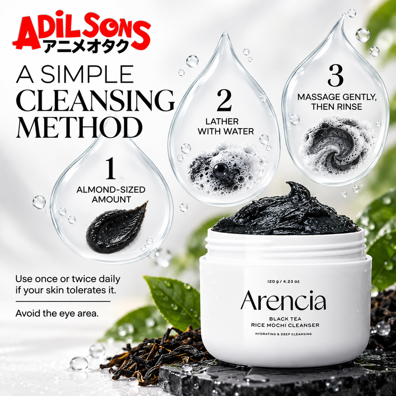 ARENCIA BLACK TEA RICE MOCHI CLEANSER 120G — creative 13 of 20
