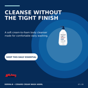 DERMA:B CeraMD Cream Wash 400ml — creative 07