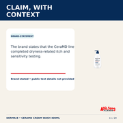 DERMA:B CeraMD Cream Wash 400ml — creative 11