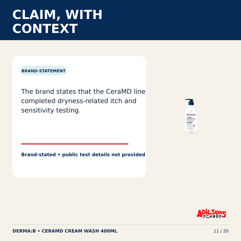 DERMA:B CeraMD Cream Wash 400ml — creative 11