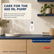 DERMA:B CeraMD Cream Wash 400ml — creative 16