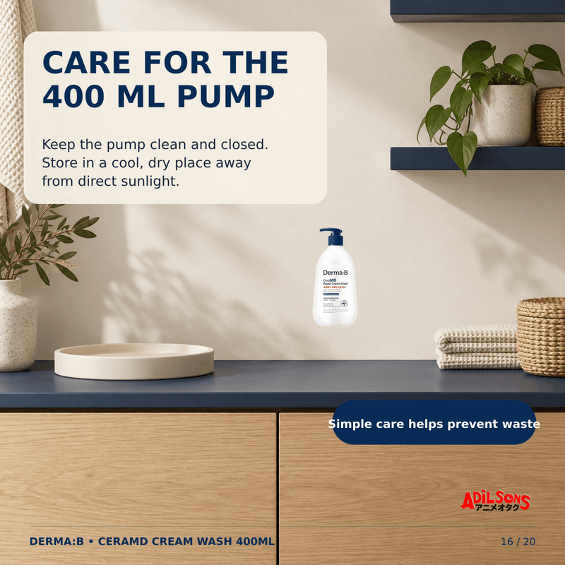 DERMA:B CeraMD Cream Wash 400ml — creative 16