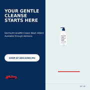 DERMA:B CeraMD Cream Wash 400ml — creative 19