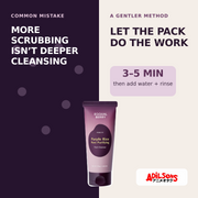 EQQUALBERRY Purple Rice Purifying Pack Cleanser 130g — creative 03