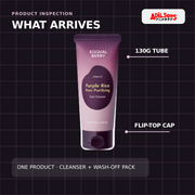 EQQUALBERRY Purple Rice Purifying Pack Cleanser 130g — creative 10