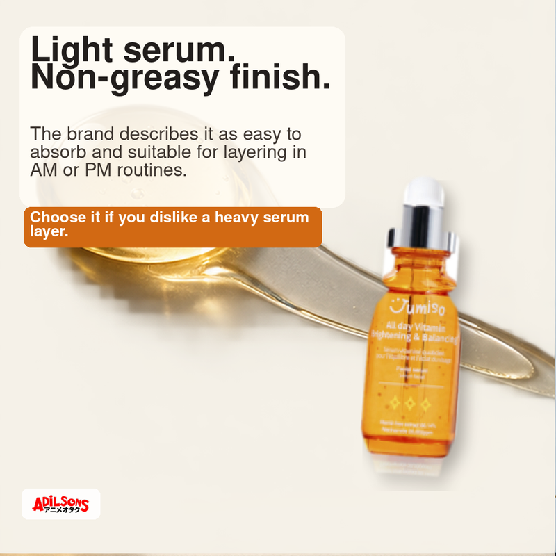 JUMISO All Day Vitamin Brightening & Balancing Facial Serum 30ml — creative 09